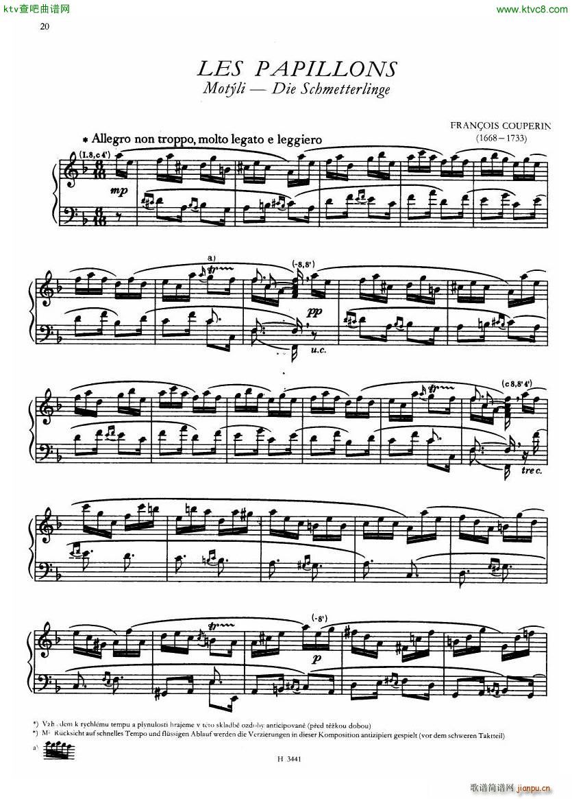 Baroque compositions for cembalo ed Ruzickova(V)20