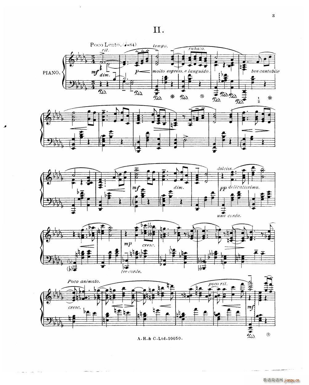 Bowen Serious Dances for piano Op 51(V)5