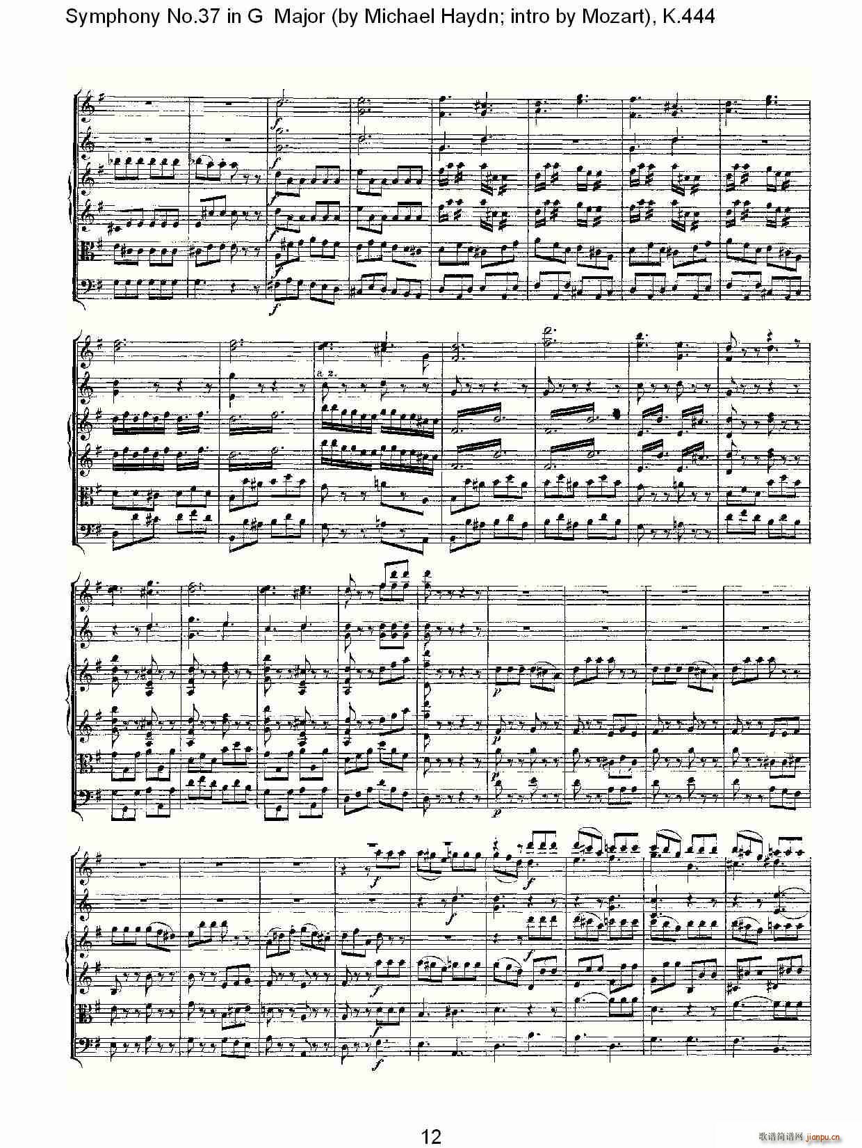 Symphony No.37 in G Major(ʮּ)11