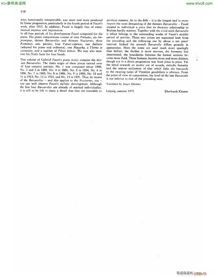 Faure 13 Barcarolle (V)51