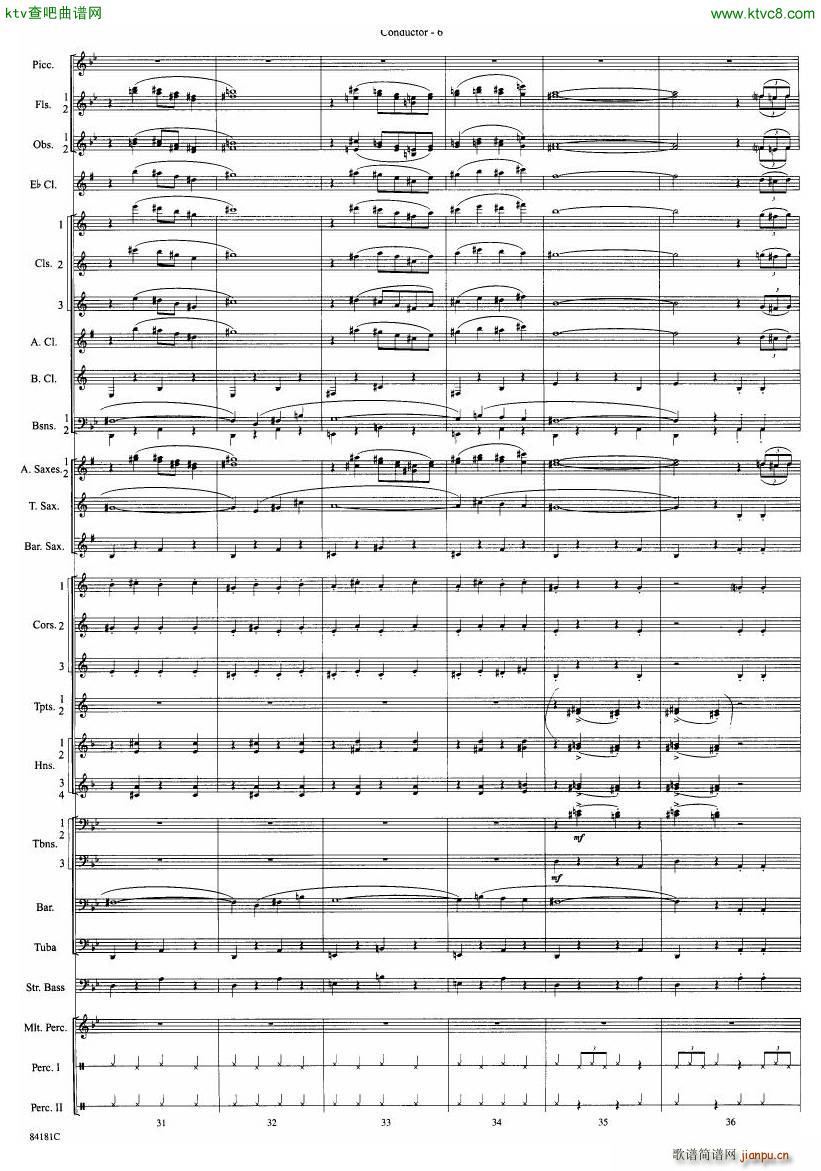 Anderson Sleigh Ride full score(V)7