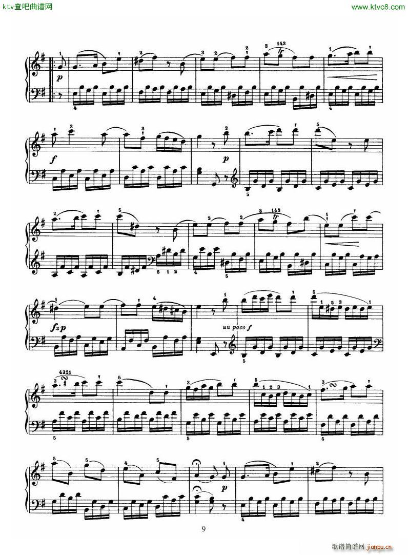 Haydn Piano Sonata No 34 In E(V)9