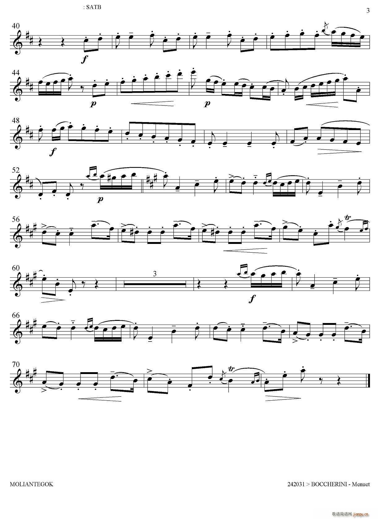Quintette Op 11 No 5 (V)6