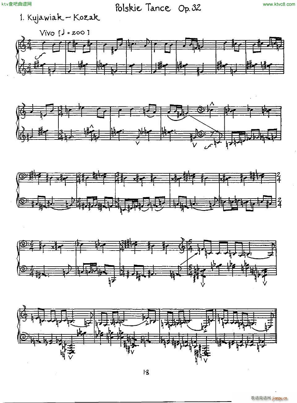 Finnissy 32 Four Polskie Tanze(V)1