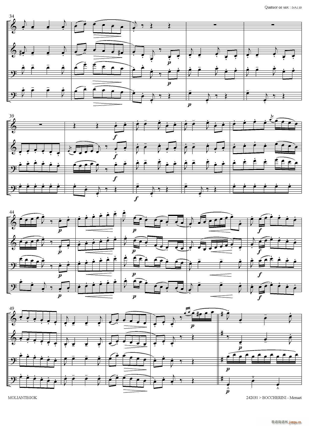 Quintette Op 11 No 5 (V)3