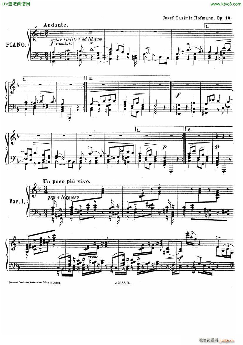 hofmann variation fugue(V)1