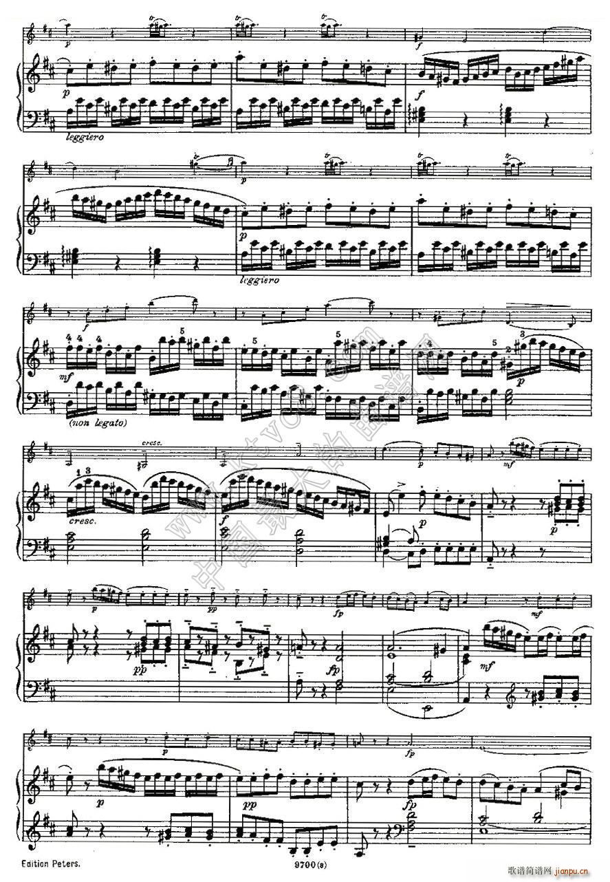 Mozart Violin Sonata No 3 KV 306 СQ(СV)5