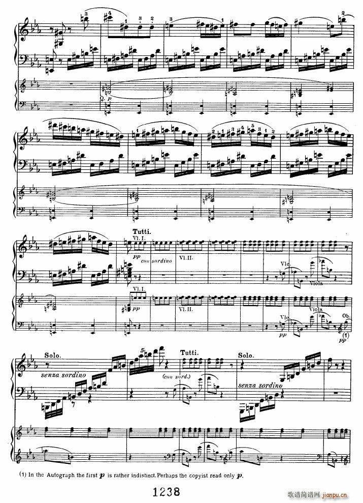 Beethoven op 37 Piano Concerto no 3 2pno red (V)5