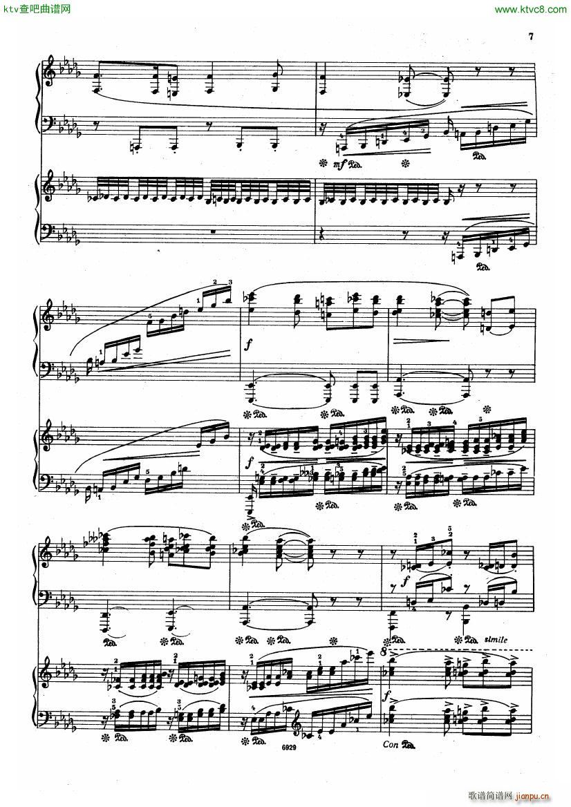 Guastavino Romance For 2 Pianos(V)11