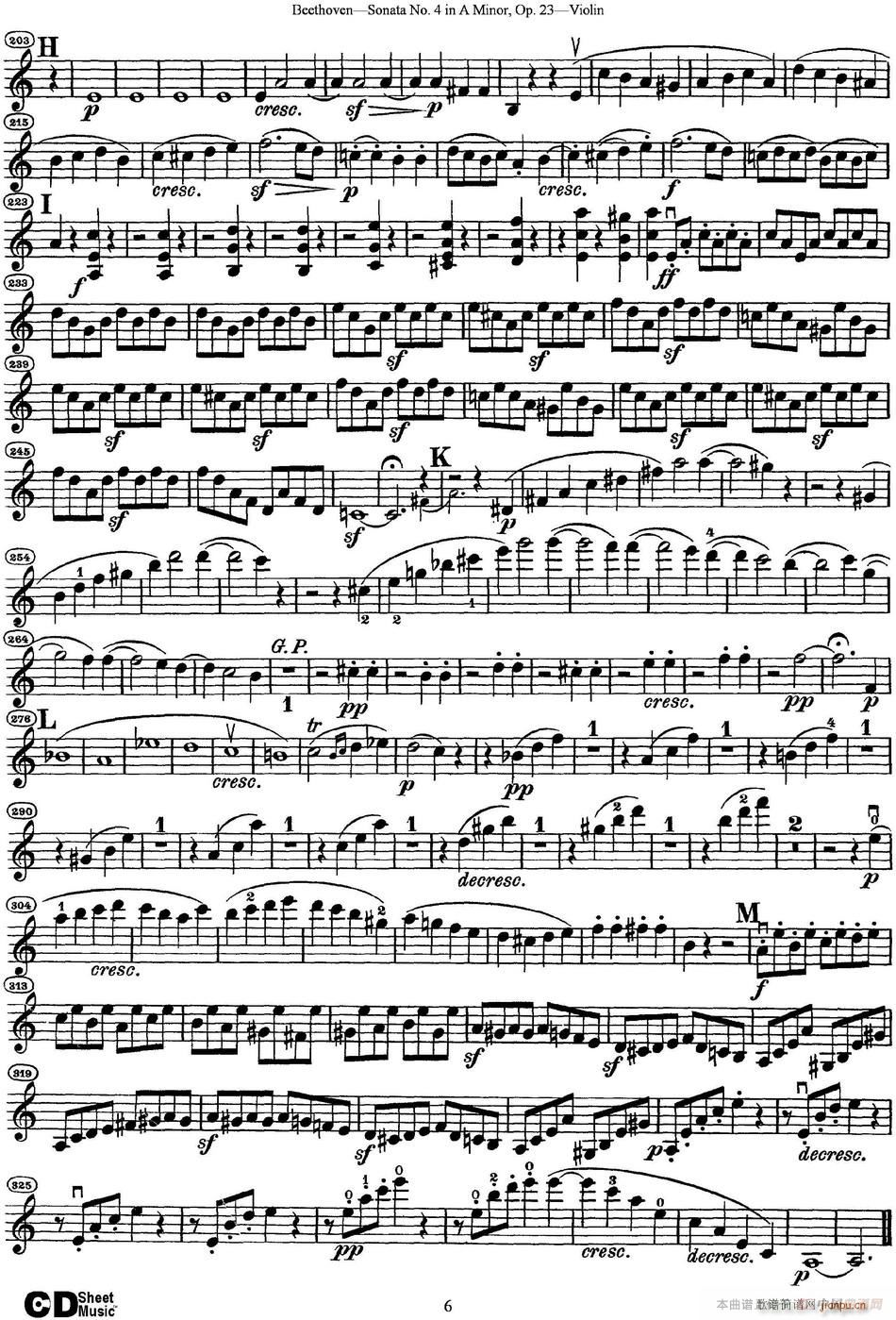 Violin Sonata No 4 in A Minor Op 23(СV)6
