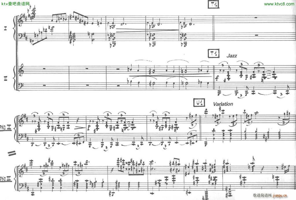 Bolling Sonata for Two Pianist no 2 Part2(V)9