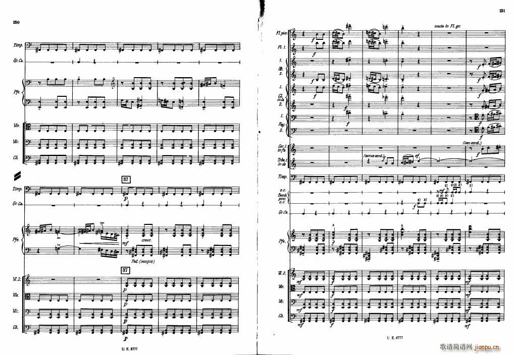Bartok SZ 83 Piano Concerto No1 Full Score (V)34