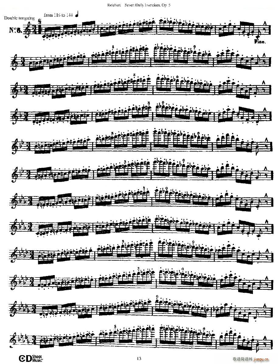 Seven Daily Exercises Op 5 ÿվ Ʒ5̖ ~(ʮּ)13