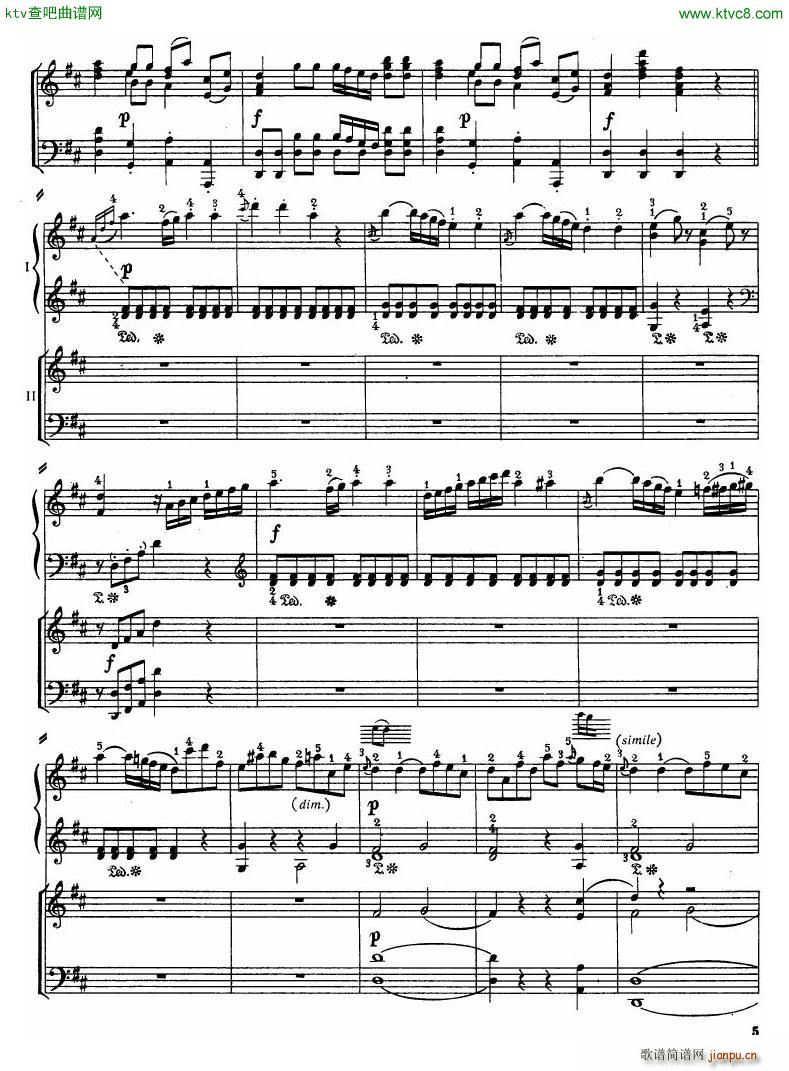 Haydn Piano Concerto in D Major 2pf(V)3