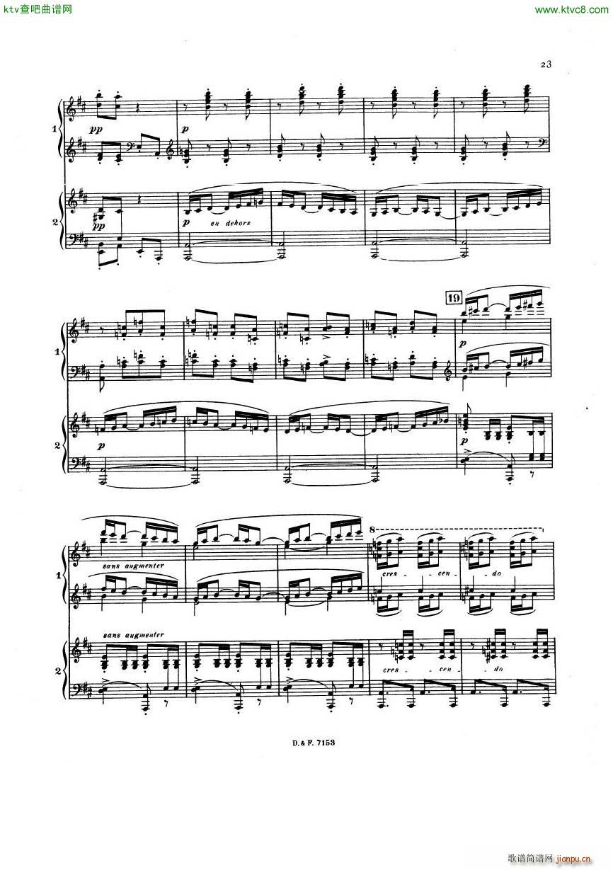 busser debussy Petite Suite 2P(V)23