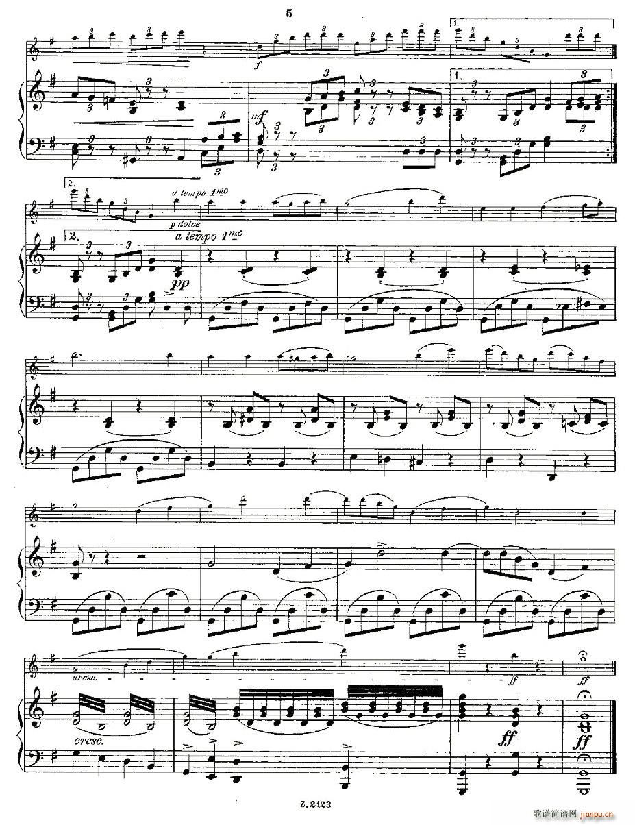 Solovortrag fur junge Flotenspieler.Op.47(ѺV)5