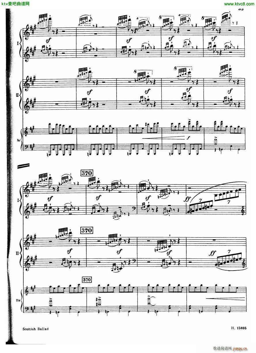 Britten Scottish Ballad op 26 arr for 2 pianos(V)36