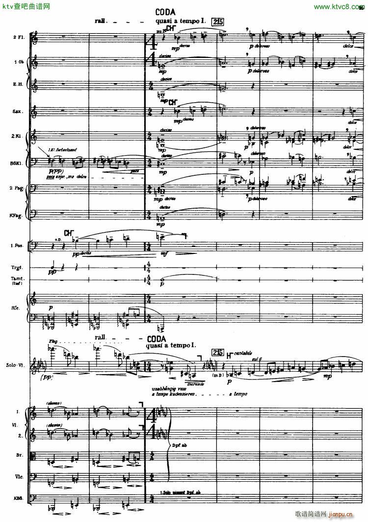 Berg Violin Concerto Score (V)13