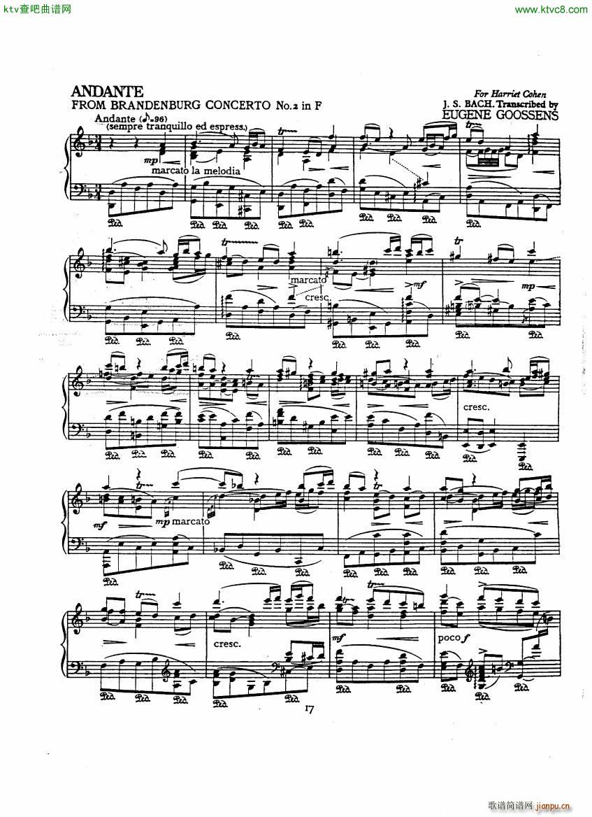 Bach JS A transcription book for Harriet Cohen(V)20