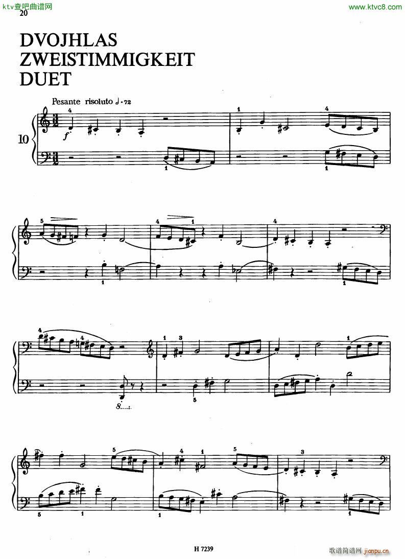 Hurnik piano etudes(V)17
