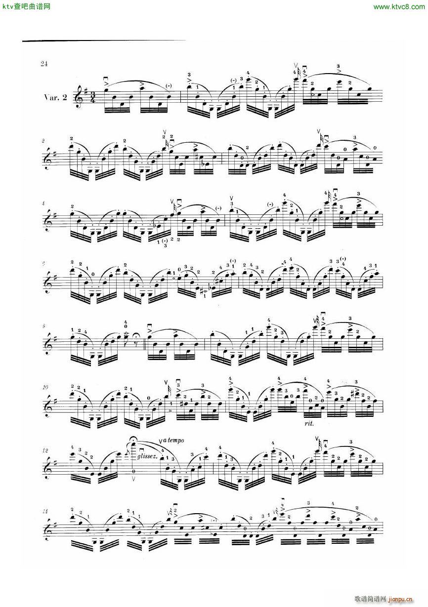 H W Ernst 6 Polyphonic Studies(V)23
