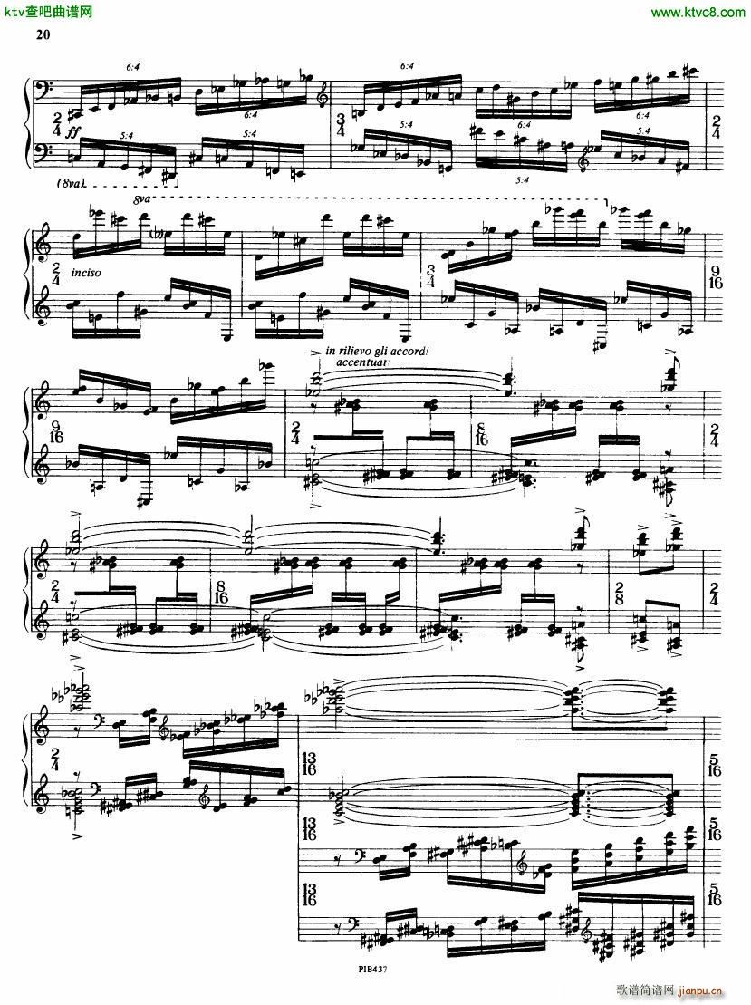 Ginastera op 53 Sonata No 2(V)20