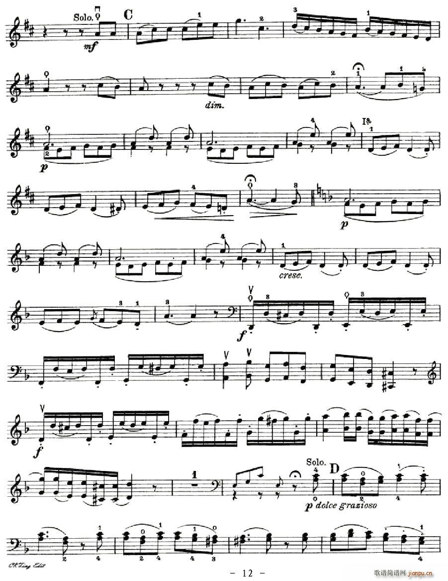 J. Haydn Concerto in D Major(V)12