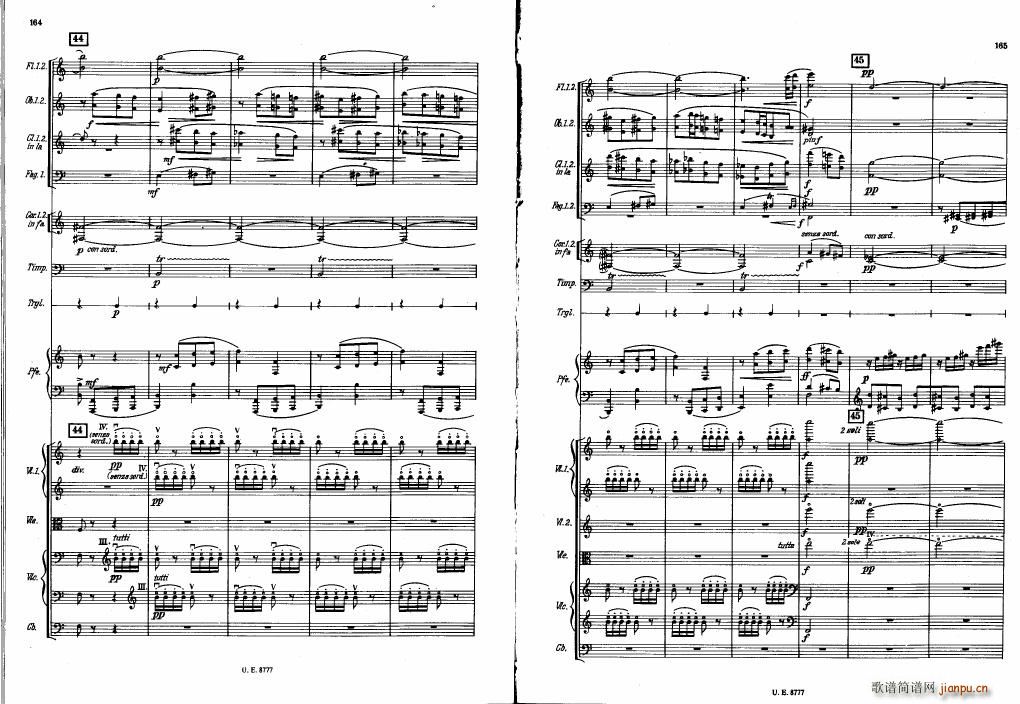 Bartok SZ 83 Piano Concerto No1 Full Score (V)42