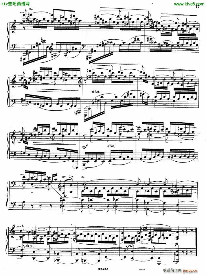 Gliere 25 Preludes op30 Book4(V)16