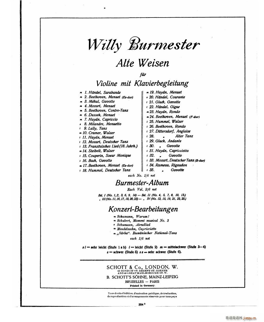 Bowen Humoresque for violin and piano(V)23