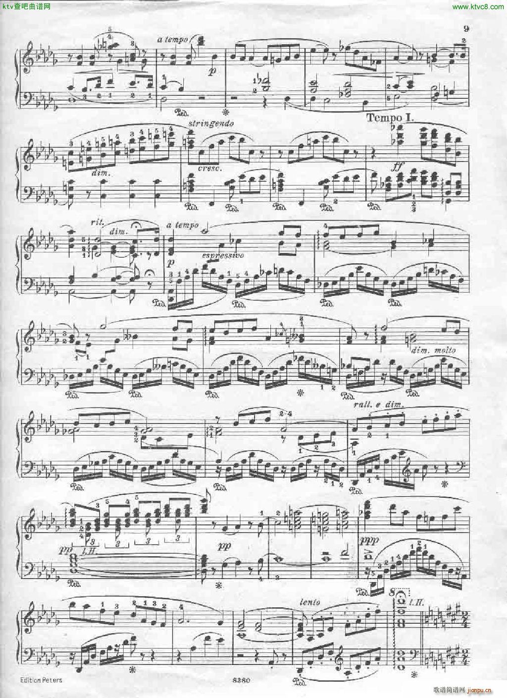 Bizet Carmen themes ed peters(V)13