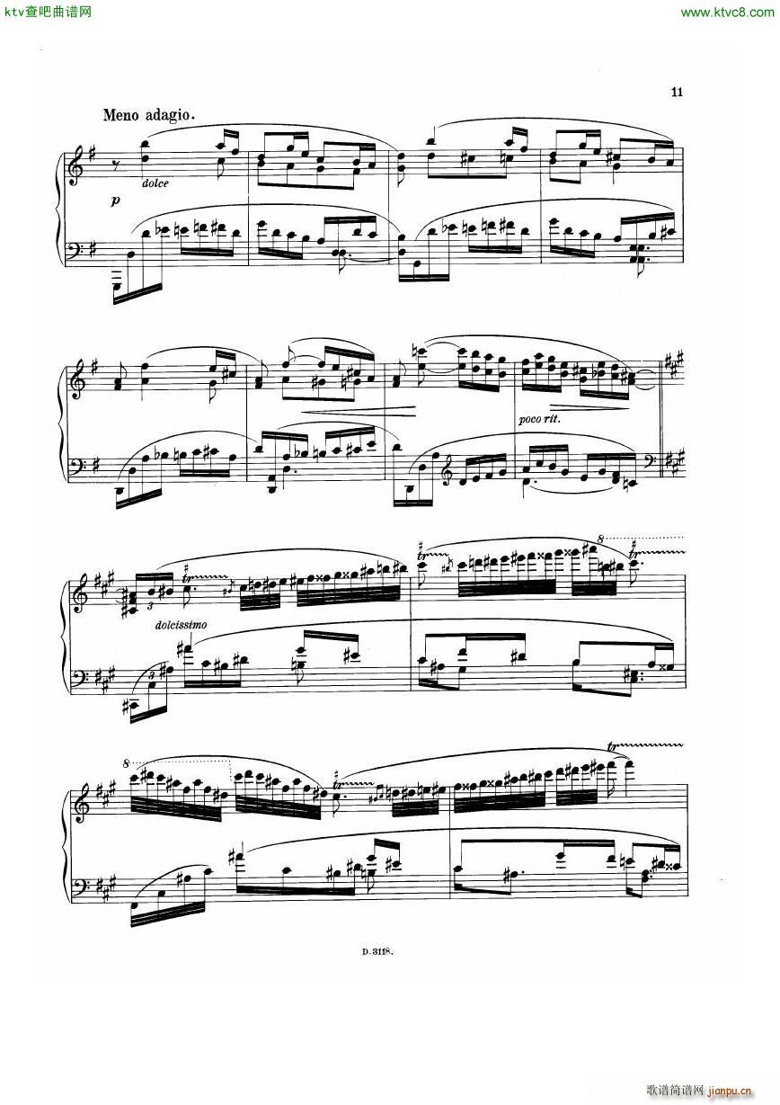 Dohnnyi op 11 Four Rhapsodies(V)27