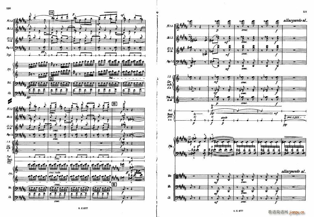 Bartok SZ 83 Piano Concerto No1 Full Score (V)20