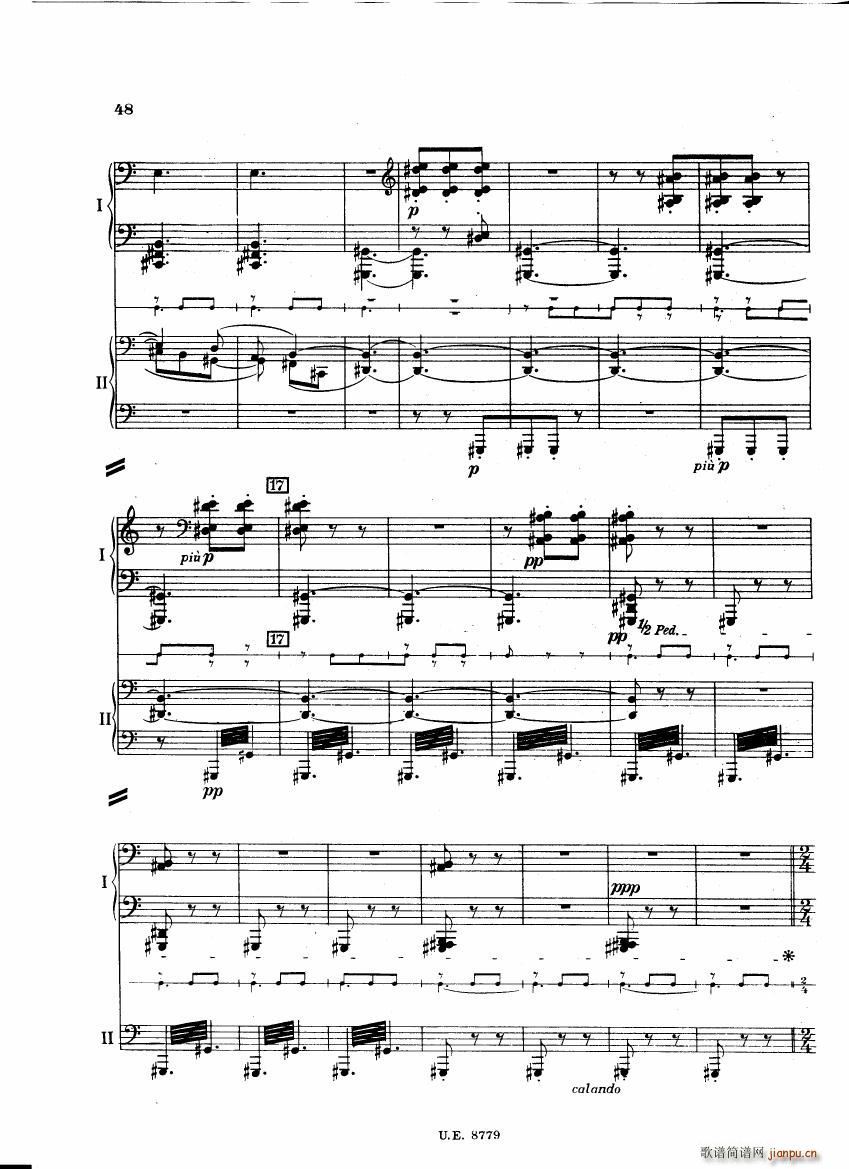 Bartok SZ 83 Piano Concerto 1 2p reduct (V)5