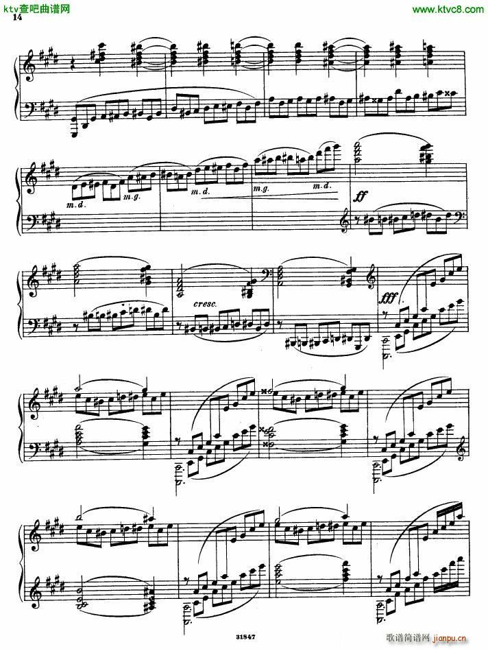 Gliere 25 Preludes op30 Book1(V)12