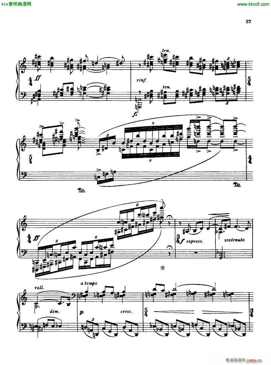 Bridge H160 Piano Sonata 1923 4(V)37