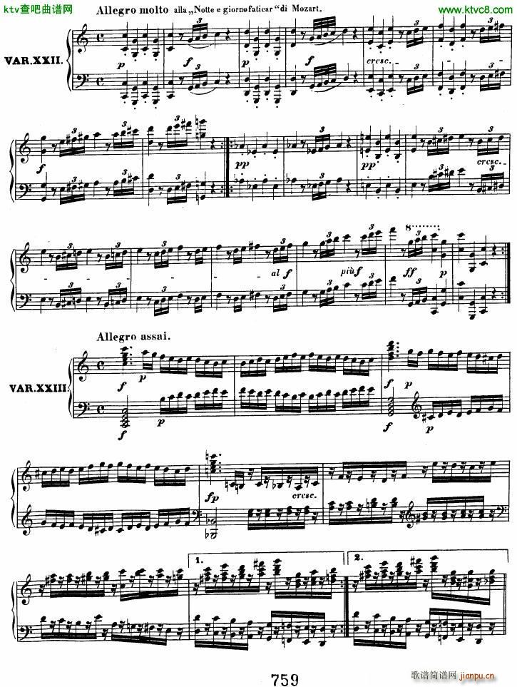 Beethoven op 120 Diabelli Variations(V)19