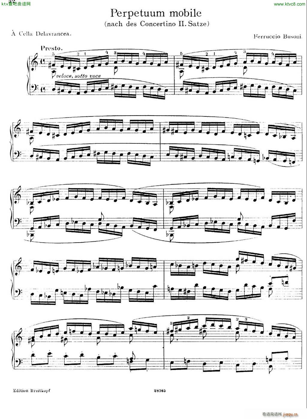 Busoni Etudes 3(V)1
