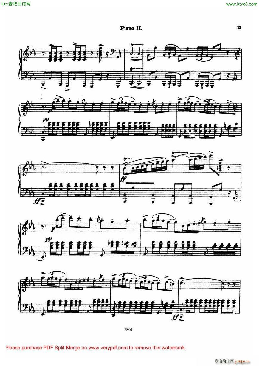Arensky op 23 Suite No 2 Silhouettes(V)36