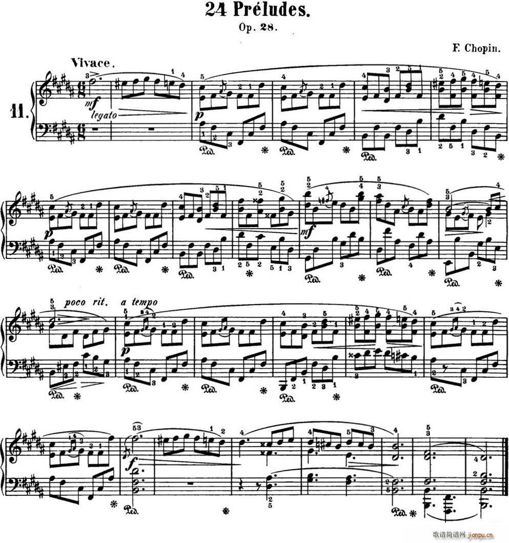 Ф 24ǰ Op 28 No 11 B{(dio)(V)1