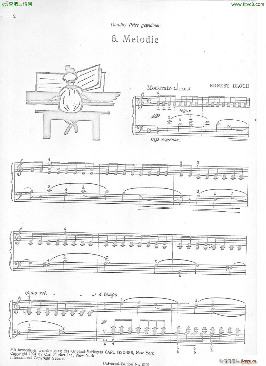 Bloch Enfantines Pieces for children Book2(V)1