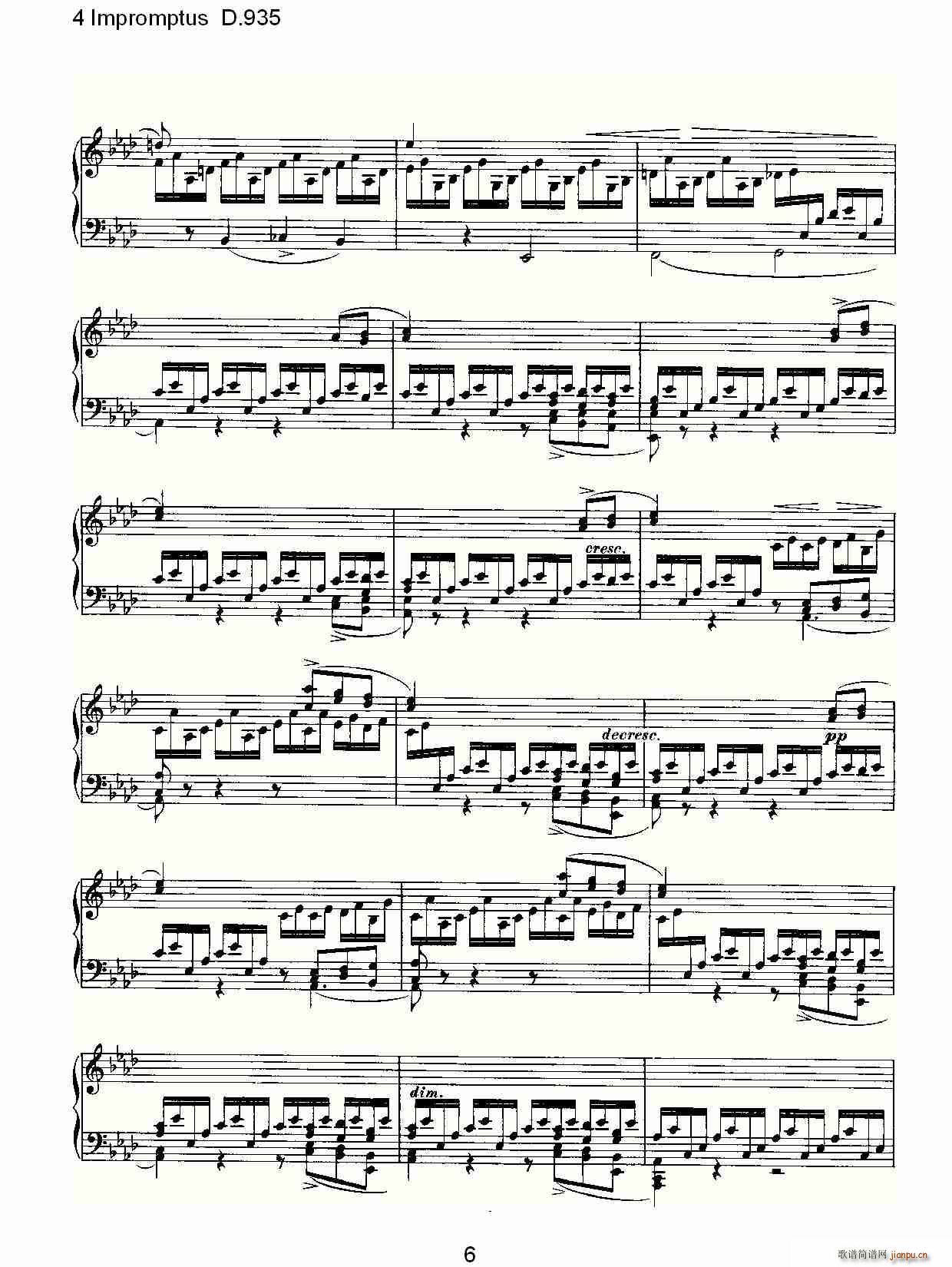 4 Impromptus D.935(ʮּ)6