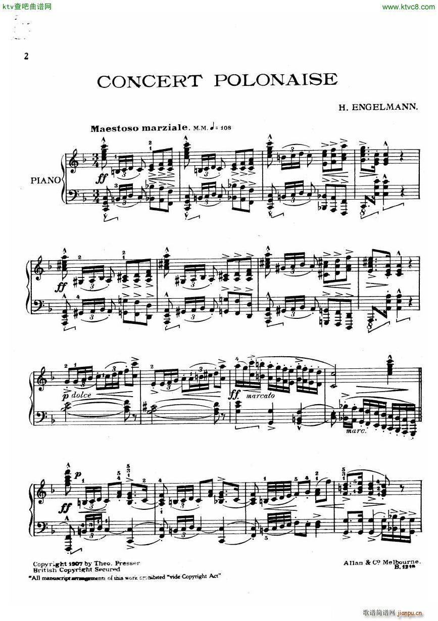 Engelmann Concert Polonaise(V)1