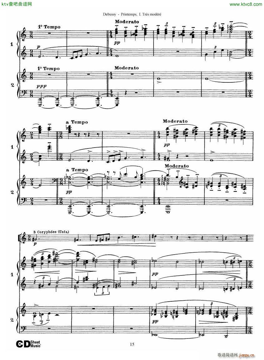 Debussy Printemps I(V)15