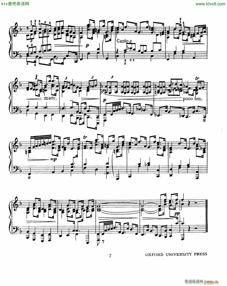 Bach JS BWV 155 Be Contented O My Soul arr Cohen(V)7