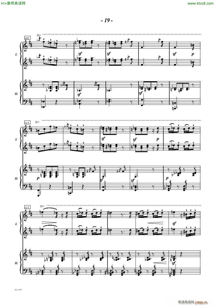 Diabelli Sonata Op33 For Two Pianos(V)19