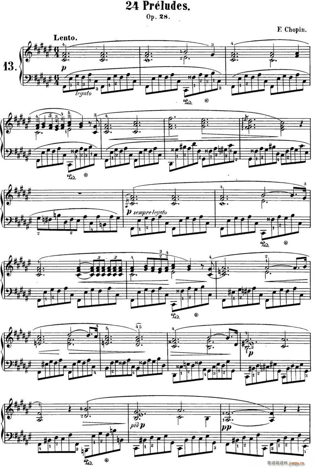 Ф 24ǰ Op 28 No 13 F{(dio)(V)1