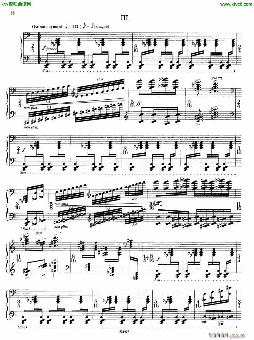 Ginastera op 53 Sonata No 2(V)18