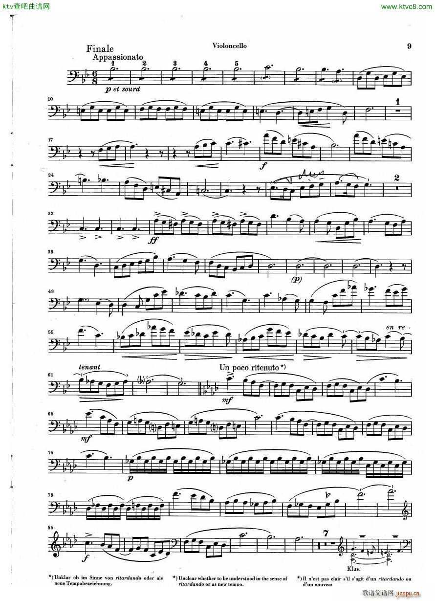 Debussy Piano Trio in G parts(V)17