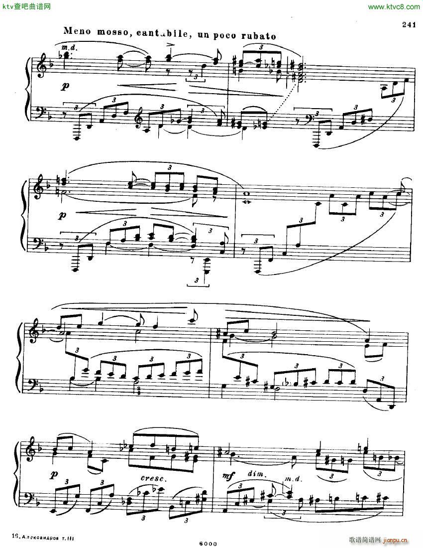 Anatoly Alexandrov Opus 72 Sonata no 10(V)3